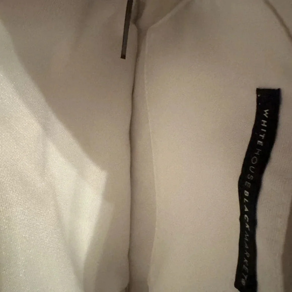 NWOT White House Black Market women’s purse wallet clutch pouch white purple - Picture 5 of 5